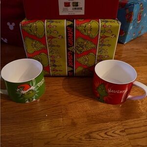 Lenox Grinch Naughty and Nice Mug Set